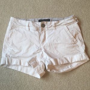 size 00 white aeropostale shorts
